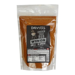 [187370] Dry Rub Chicken Wings - 250 g Davids